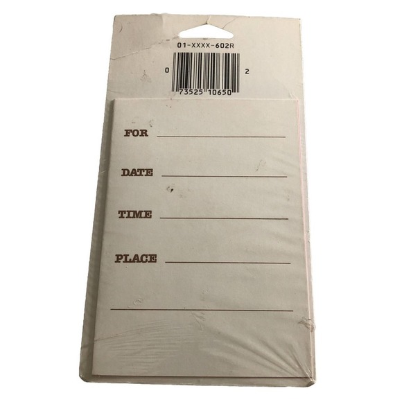 1982 Cathy Guisewite Cartoon Party 8 Invitations Quiet Little Gathering SEALED - Picture 3 of 5